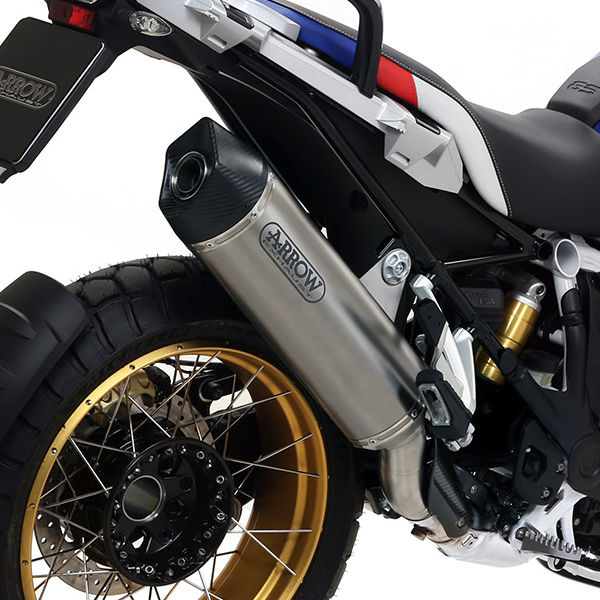 Arrow Maxi Race-Tech Aluminium Slip-On Muffler w/Carbon End Cap BMW R ...
