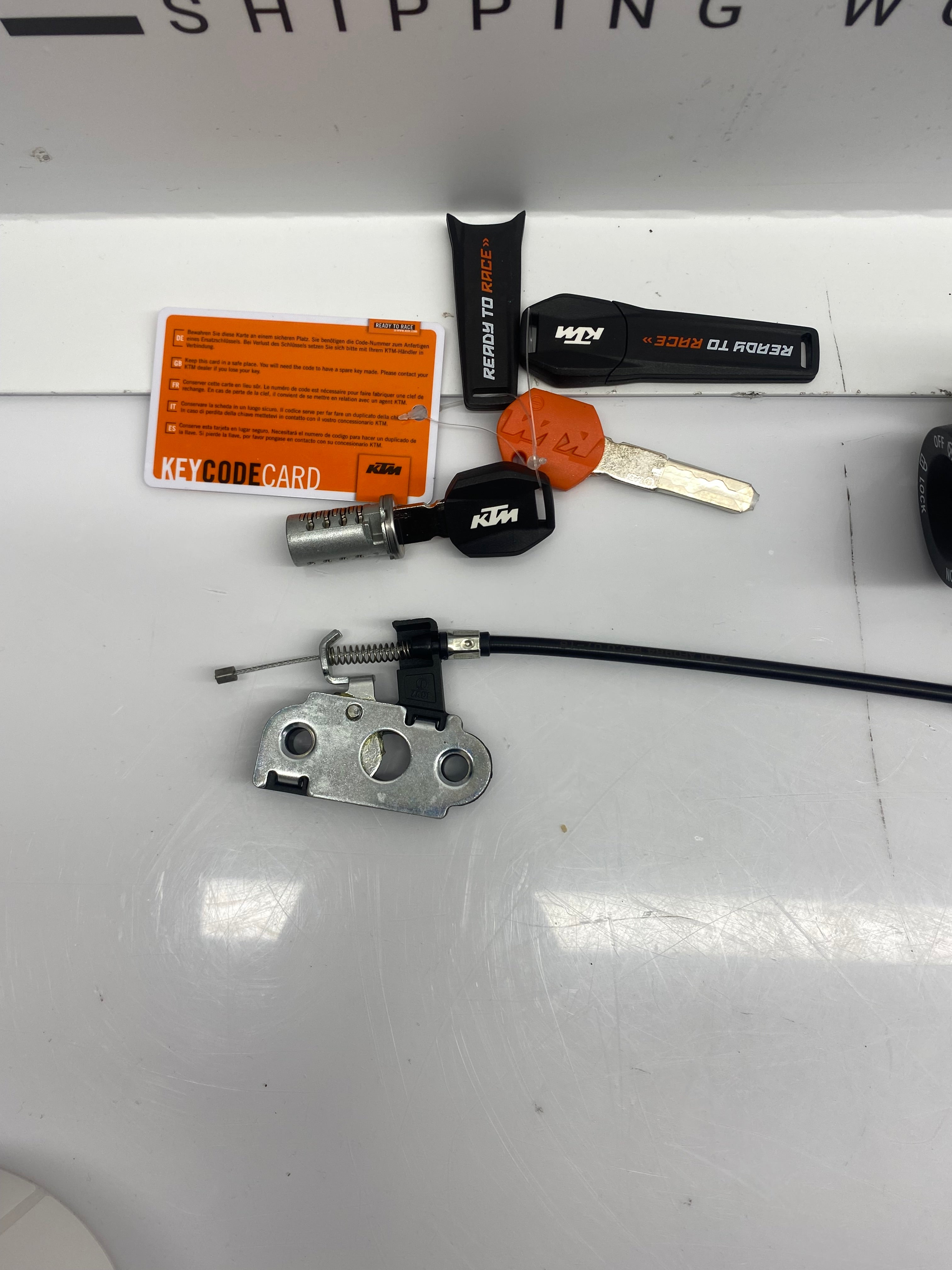 KTM 1290 SUPER DUKE GT 2016-2017 Locks set with key GKS cpl. (61411066 ...