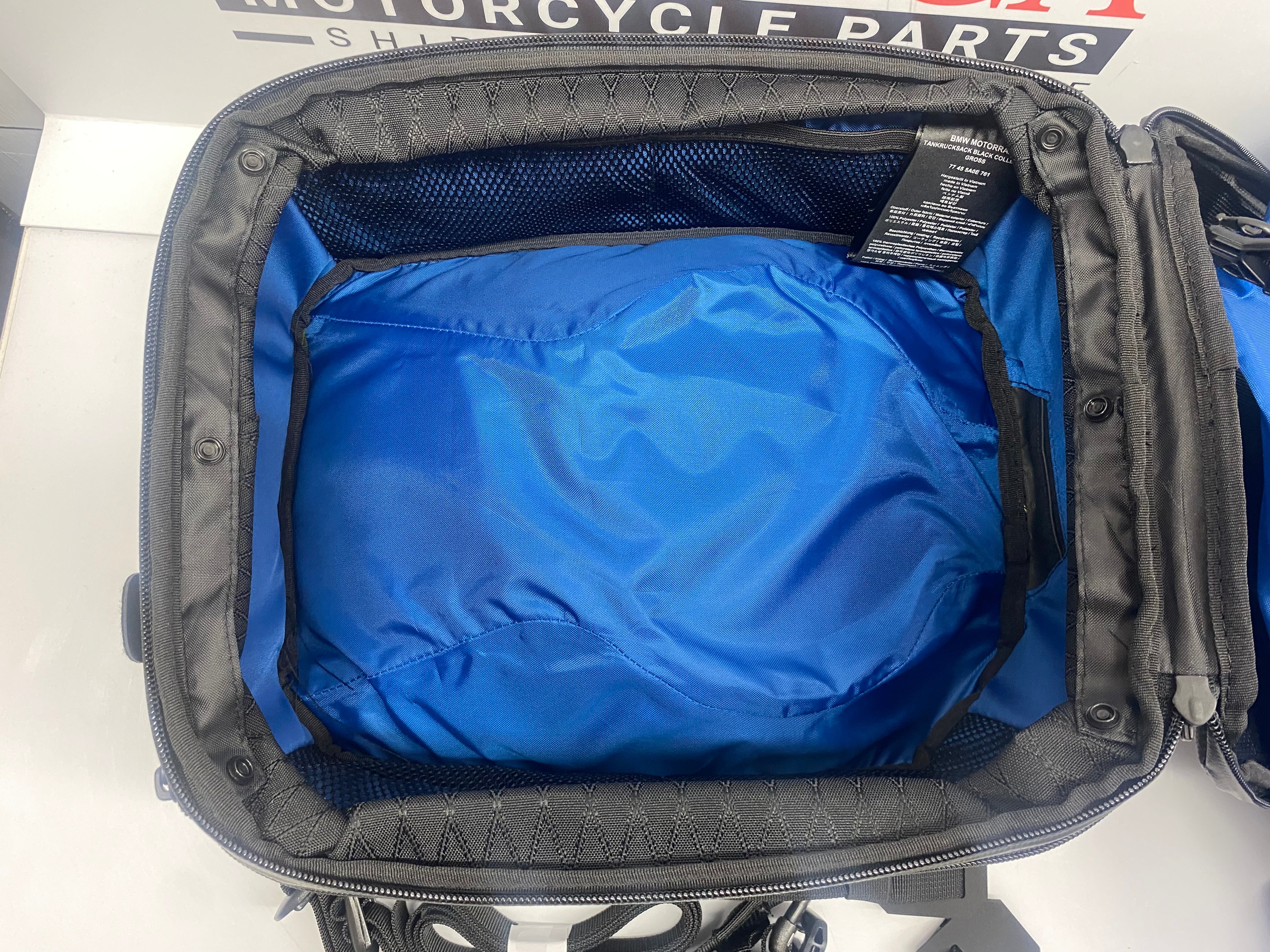 BMW R1200/1250 R/RS, G310R, F800/900 R/XR/S Large Tank Bag Black (7745 ...