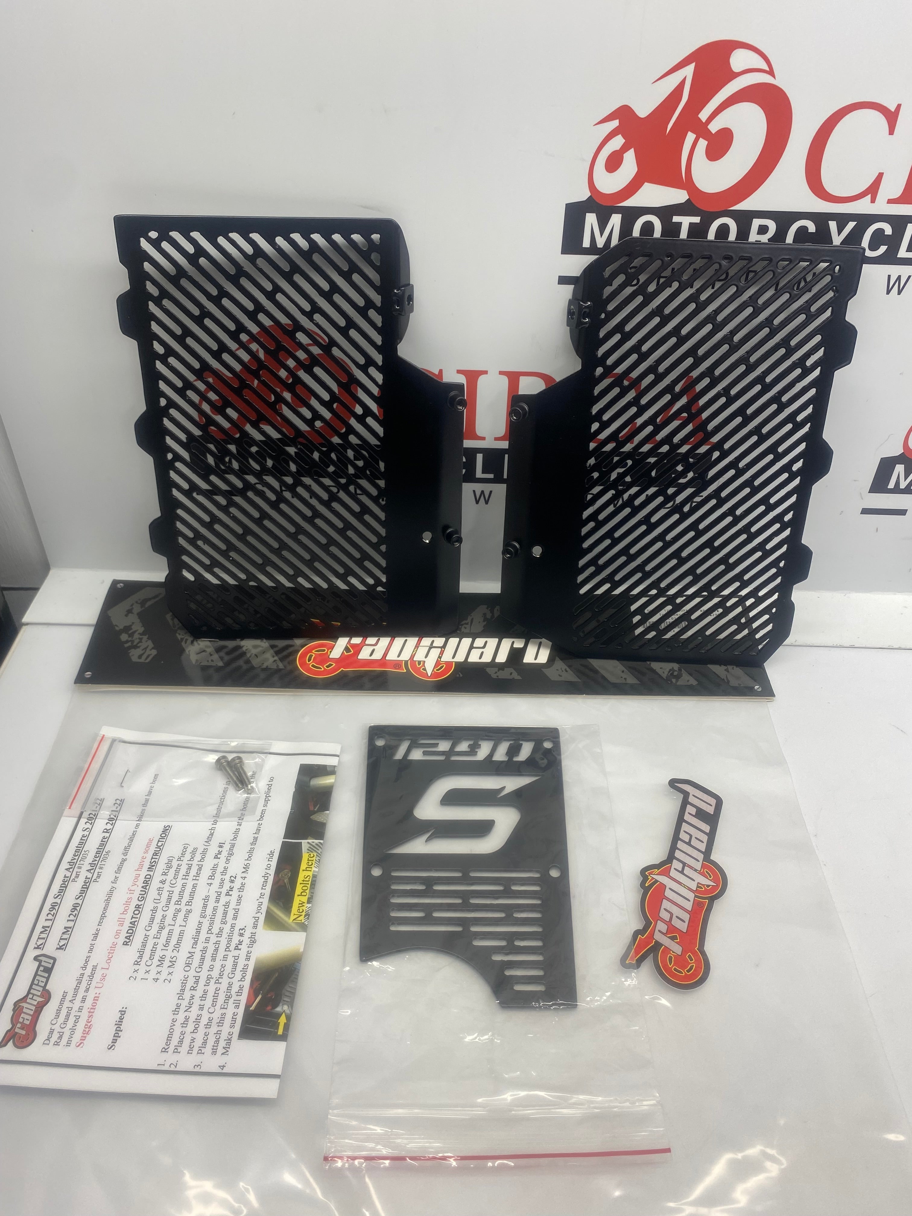 Radguard KTM 1290 Super Adventure S 2021-26 Radiator Guard SET Black ...
