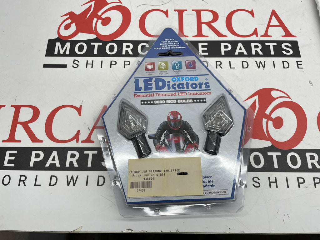 Oxford Rectangle Long Stem LED Indicators - BDLA Motorbikes - View #9